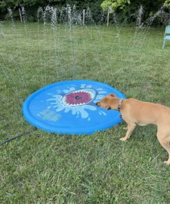 Jasonwell Splash Pad Sprinkler/ Play Mat for Kids, Outdoor Water Toys Inflatable for Baby Toddler Boys Girls Children Age 18+ Months ,Outside Backyard Dog Pool Shark 68" 26 91qfCQAIbJL