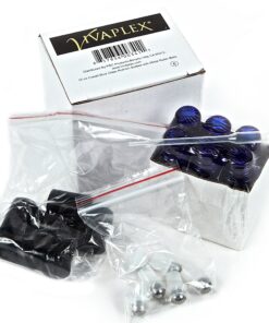 Vivaplex, 6, Cobalt Blue, 10 ml Glass Roll-on Bottles with Stainless Steel Roller Balls - .5 ml Dropper Included 32 91qg0lj6HlL