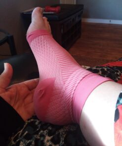 Bitly Plantar Fasciitis for Women & Men Socks Foot & Ankle Compression Sleeve, Pink, M Medium 1 29 91qjZnjuv4L 1