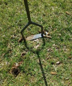 Yard Butler ID-6C Manual Lawn Coring Aerator - Grass Dethatching Turf Plug Core Aeration Tool - Grass Aerators for Small Yards - Loosen Compacted Soil - Gardening Hand Tools - Gray, 37 Inches 50 91qjqftN9aL