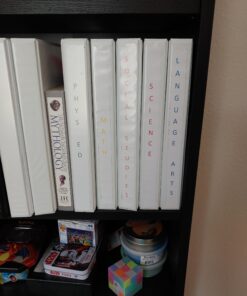 Amazon Basics 3-Ring Binder, 1-Inch - White, 4-Pack 1" 35 91qwUihqG L