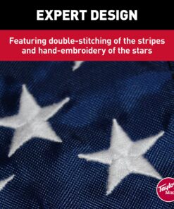 TAYLOR MADE PRODUCTS Sewn American Flag for Boats, 24" x 36", Marine-Grade Nylon, Fade Resistant, Brass Grommets, Embroidered Stars and Stripes, Flag only - 2020109197 13 91qzoyZj1L 1