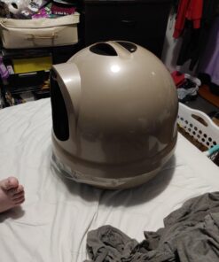 Petmate Booda Dome Cat Litter Box for Indoor Cats , Titanium, Made in USA One Size 41 91r A0hxTkL