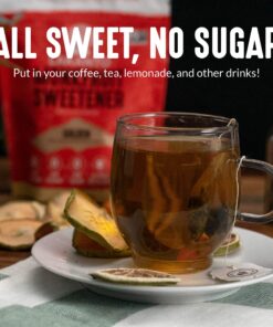 Lakanto Golden Monk Fruit Sweetener with Erythritol - Raw Cane Sugar Substitute, Zero Calorie, Keto Diet Friendly, Zero Net Carbs, Baking, Extract, Sugar Replacement (Golden - 8.29 oz) 8.29 Ounce (Pack of 1) 23 91r1Ca2bFjL