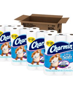 Charmin Ultra Soft Toilet Paper, Bath Tissue, Double Roll, 48 Count 10 91r8L6EhHmL