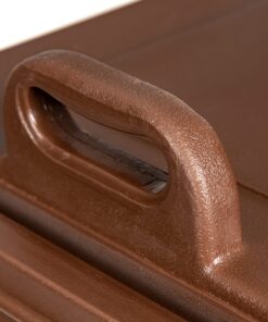 Carlisle FoodService Products Cateraide Insulated Front Loading Food Pan Carrier with Handles for Catering, Events, And Restaurants, Plastic, 5 Pan, Brown 21 91rPMBxfEAS