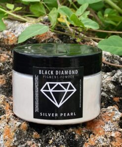 Alternative view of 51g/1.8oz "Silver Pearl" Black Diamond Pigments® Multipurpose DIY Arts and Crafts Additive | Natural Bath Bombs, Resin Art, Slime, Epoxy, Soap, Nail Polish
