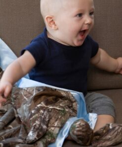 Carstens Realtree AP Camo Baby Blanket, 34" x 34" 7 91rSrTc5JkL