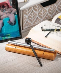 Woodstock Wind Chimes Zenergy Solo Hand Chime, Silver (7") Musically Tuned for Meditation, Yoga and Mindfulness, For Teachers and Classrooms Christmas/Hanukkah Gifts (ZENERGY) Zenergy Solo (7") 21 91rUUVs6N2L