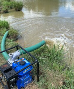 DuroMax XP650WP 208cc 220-Gpm 3,600-Rpm 3-Inch Gasoline Engine Portable Water Pump, 50 State Approved, XP650WP, Blue 220-GPM 3-Inch Gas Pump 21 91rYpYHbFL