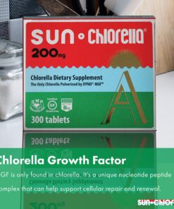 SUN CHLORELLA - Chlorella Supplement, Vitamin-Enriched and Vegan-Friendly Tablets (200 Mg - 300 ct) 11 91rZlQ2E76L