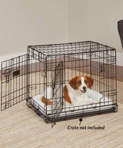 Alternative view of MidWest Homes for Pets Bolster Fleece Pet Bed for Dog And Cats 24L-Inch White w/ Comfortable Bolster | Ideal for Small Dog Breeds & Fits a 24-Inch Dog Crate | Machine Wash & Dry | 1-Year Warranty