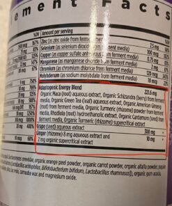 New Chapter Energy Supplement - Perfect Energy Multivitamin for Balanced Energy + Stress Support with B Vitamins + Vitamin D3 + Organic Non-GMO Ingredients - 96 ct 96 Count (Pack of 1) Energizing Multivitamin 19 91rePIwI2jL