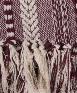 DII Braided Striped Throw, 50x60, BlackBerry 18 91rg64VtdrL