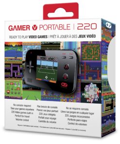 My Arcade Gamer V Portable - Handheld Gaming System - 220 Retro Style Games - Lightweight Compact Size - Battery Powered - Full Color Display - Black - Electronic Games 19 91riTe4QCKL