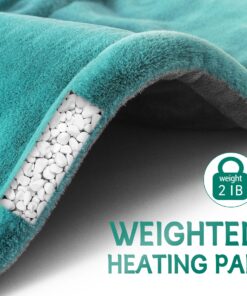 IZZUBIZ Heating Pad Gifts for Women Mom Men Dad, Electric Weighted Heating Pads for Neck Shoulder Back Cramps and Leg Pain Relief, Gift for Mothers Day Fathers Day from Daughter Son Christmas Birthday 27 91riniPe4nL