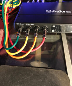 GLS Audio 6ft Patch Cable Cords - 1/4" TRS to 1/4" TRS Color Cables - 6' Balanced Snake Cord - 6 Pack 6 Ft. 12 91rjtdkqxTL