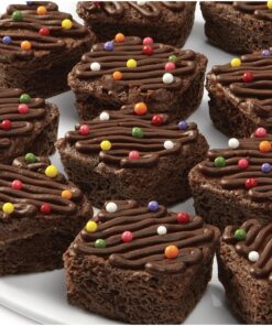 Wilton Bite-Size Brownie Squares Silicone Mold, 24-Cavity MINI Brown 25 91rkL774XnL