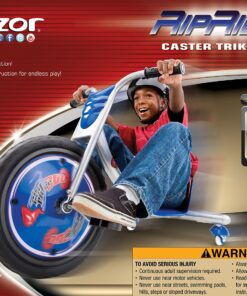 Razor RipRider 360 Caster Trike for Kids Ages 5+ - Lightweight, Rubber Handlebars, Steel Frame, for Riders up to 160 lbs 28 91rnpLluwL