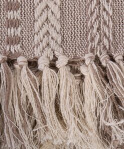 DII Braided Striped Throw, 50x60, Stone 20 91rw9hWjGsL