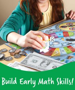 Learning Resources Money Bags Coin Value Game - Ages 7+ Fun Games for Kids, Develops Math Skills and Recognition, Educational Play Kids For 2 to 4 Players 22 91s1Mft3xfL