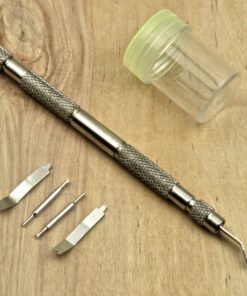 Alternative view of SE 7-Piece Watch Spring Bar Tool Set - Includes 6 Interchangeable Pins and 5-Inch Tool - Ideal for Watch Repair - JT6203