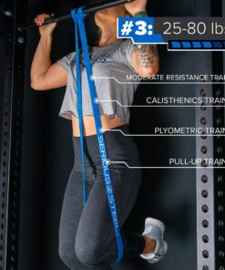 SERIOUS STEEL FITNESS Assisted 41" Pull-Up Band, Resistance & Stretch Band, Powerlifting Band & Pull-up Assist Loop Band (Single Band) #3 (25-80 lbs) 14 91s6I MOfrL