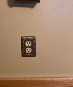 Franklin Brass Paisley Wall Plate, Tumbled Antique Brass Single Duplex Switch Cover, 1-Pack, 64045 29 91s6LsDT3L