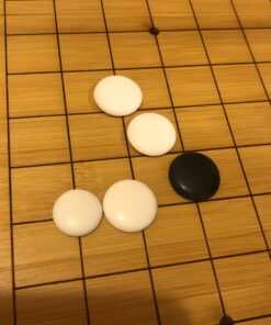 Brybelly Go Set All Natural Bamboo Wood Go Board | Bowls and 361 Bakelite Stones | 2-Player - Classic Chinese Strategy Board Game | Measures 19 x 19in Top Side or 13 x 13in Under Side Beginner's Board 63 91sBsW8fMWL