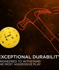 Onix Pure 2 Outdoor Pickleball Balls Yellow 6-Pack 24 91sEM1BQ5oL