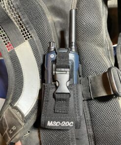 abcGoodefg 3 in1 Radio Holder Holster Case Pouch Bag for GPS Kenwood Motorola baofeng UV5R UV82 UV5RA 888S Retevis H777 Two Way Radio Walkie Talkie MSC 20C (1Pack) 1Pack 32 91sHMN1c3lL