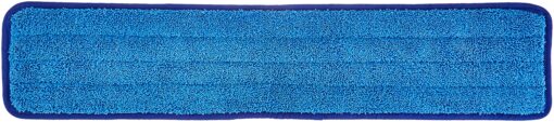 Amazon Basics Microfiber Damp Mop Cleaning Pad, Plain, 24 Inch, 12-Pack 24-Inch