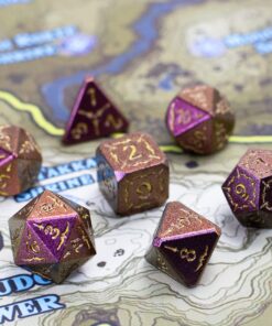 DND Metal Dice Set with Dragon Totem Metal Gife Case, Dungeons and Dragons Dice Set with Stunning Engraving, Cool and Unique. (Totem) 12 91sS3RwKkyL