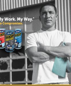 Scott 75143 Scott Shop Towels, Blue (3 Rolls, 55 Towels/Roll, 165 Towels Total) 17 91sXGOO7j7L