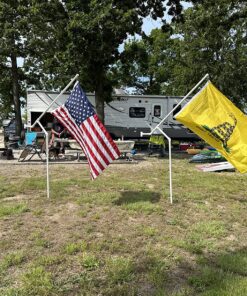 Anley Fly Breeze 3x5 Foot Don't Tread On Me Flag - Vivid Color and Fade proof - Canvas Header and Double Stitched - Flags Polyester with Brass Grommets 3 X 5 Ft Polyester - 3 x 5Ft 27 91sbp MMhSL