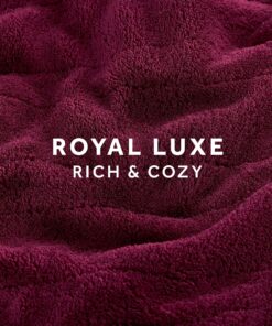 Sunbeam Royal Luxe Cabernet Heated Personal Throw / Blanket, Cozy-Warm, Adjustable Heat Settings 25 91sbv0LNNtL