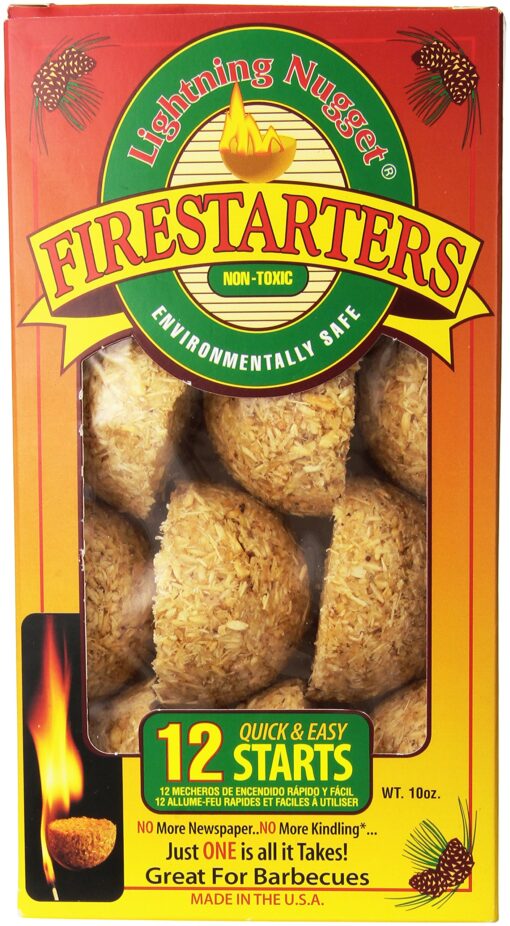 Lightning Nuggets Inc 0-47815-14175-7 12-Count Firestarters