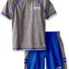 STX Little and Big Boys' 2 Piece Performance Athletic T-Shirt and Short Set Baby 18 Months Royal 11 91sf2NHkFuL