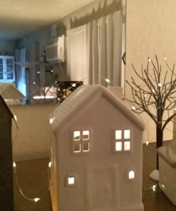 Department 56 Snow Village First Frost Trees (Set of 3) 10 91sjtRt uBL