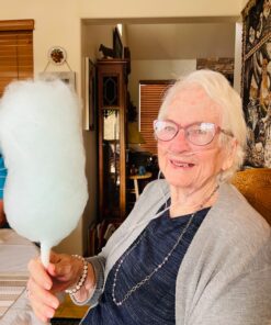Blue Raspberry & Pink Vanilla Cotton Candy Floss (Two 3.25 lbs Containers w/100 Cones) 102 Piece Set 13 91socArjCaL