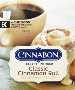 Cinnabon Classic Cinnamon Roll K-Cup Coffee,48 K-Cups 24 Count (Pack of 2) 12 91sqreCyVL