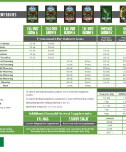 Emerald Harvest GL56723910.918 Cali Pro Bloom A+B Fertilizer Combo, 0.95 L 6 91t H1eWcCL