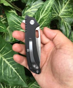 ALBATROSS FK005 EDC Pocket Folding Knife With Liner Lock,D2 Tool Steel Blade, G10 Handle-4 Inch Closed,Gifts/Collections 15 91t0mic2BfL