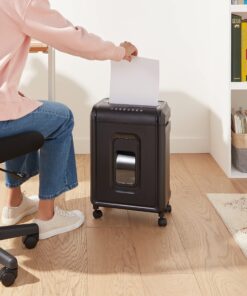 Amazon Basics 8 Sheet High Security Micro Cut Shredder with Pullout Basket, Black 27 91t6ieWi9XL
