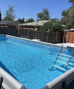 INTEX 26355EH Ultra XTR Deluxe Rectangular Above Ground Swimming Pool Set: 18ft x 9ft x 52in – Includes 1500 GPH Sand Filter Pump – SuperTough Puncture & Rust Resistant – Easy to Assemble with Sand Filter Pump 44 91t73NJ4cL