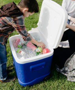 Igloo Ice Cube 60 Quart Roller Cooler , Ocean Blue 24 91tB6OMl85L