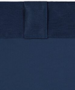 Eclipse Fresno Modern Blackout Thermal Rod Pocket Window Curtain for Bedroom (1 Panel), 52" x 84", Dark Blue 52 in x 84 in 19 91tE8tDOQiL