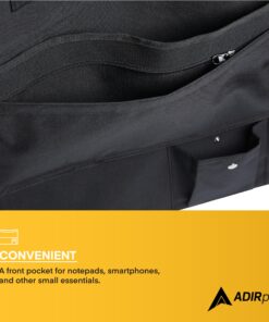 Adir Corp. Blueprints Car Holder - Plans Holder for Trucks and Cars with Multiple Slots and Front Zippered Pocket - Blueprint Holder for Truck, Map Holder for Car 17 91tEdRyPsuL