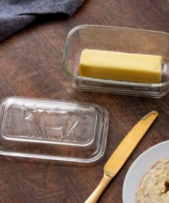 Arc International Luminarc Cow Butter Dish, 6-1/2-Inch by 2-3/4-Inch 21 91tGdPPNKzL