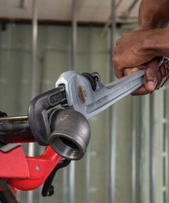 RIDGID 31100 Model 818 Aluminum Straight Pipe Wrench, 18-inch Plumbing Wrench One Size 22 91tIFy1spQL
